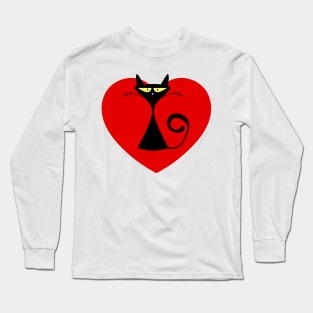 Lovers Cat Long Sleeve T-Shirt